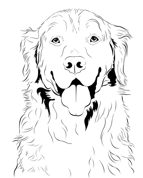 Order Line Art Pet Portraits Online