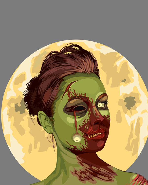 Unique Zombie Style Portraits Drawing