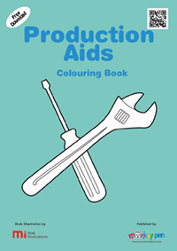 Free Production Aids Colouring Book