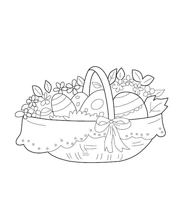 Easter Egg Coloring Picture