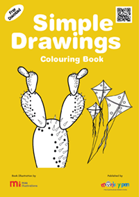 Simple Drawings Colouring Book