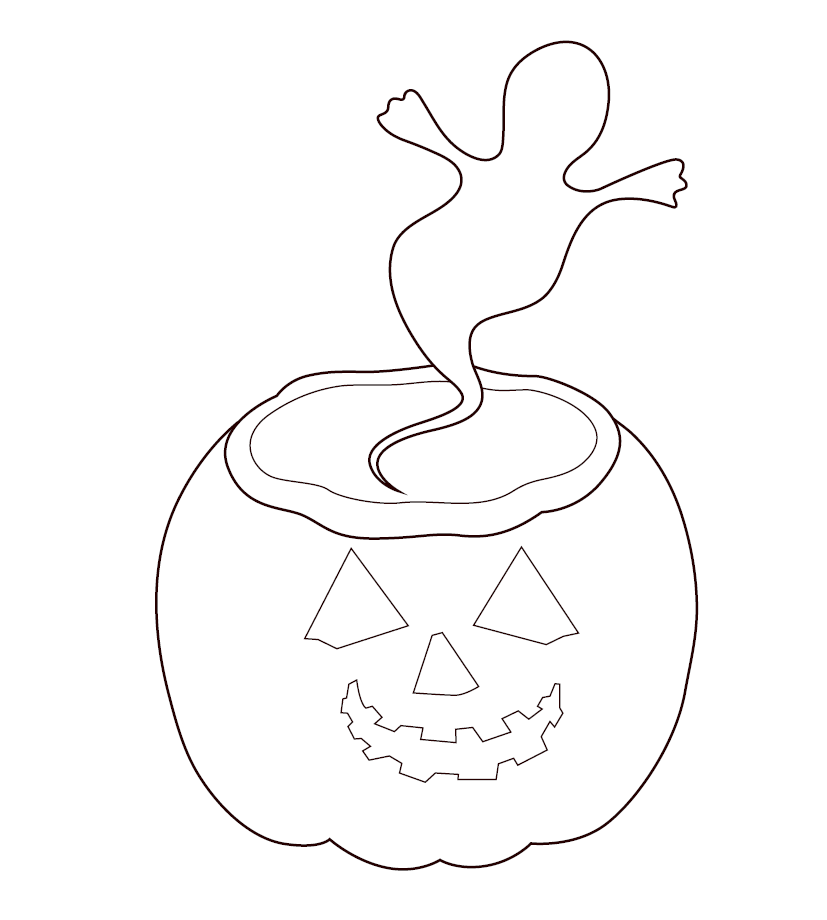 Halloween Colouring Page