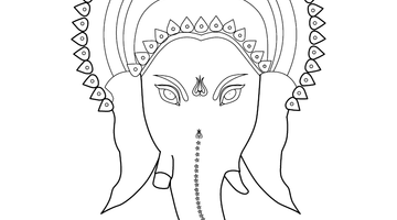 LORD GANESHA COLOURING PICTURE | Free Colouring Book for Children