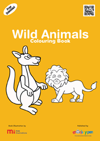 Free Wild Animals Colouring Book