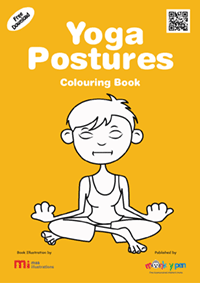 Free Yoga Postures Colouring Book