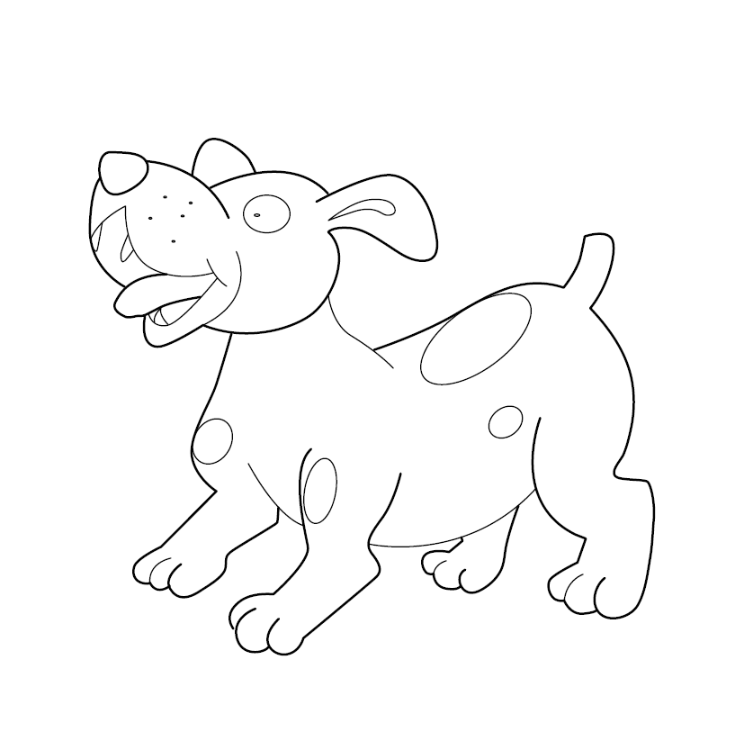 Dog Colouring Page