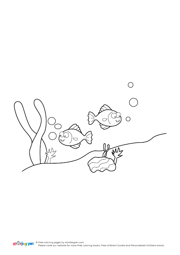 Ocean Coloring Picture