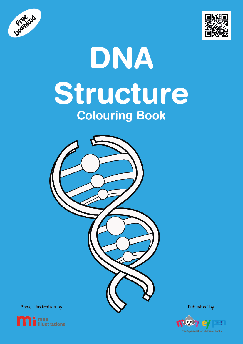 DNA Structure Colouring Book