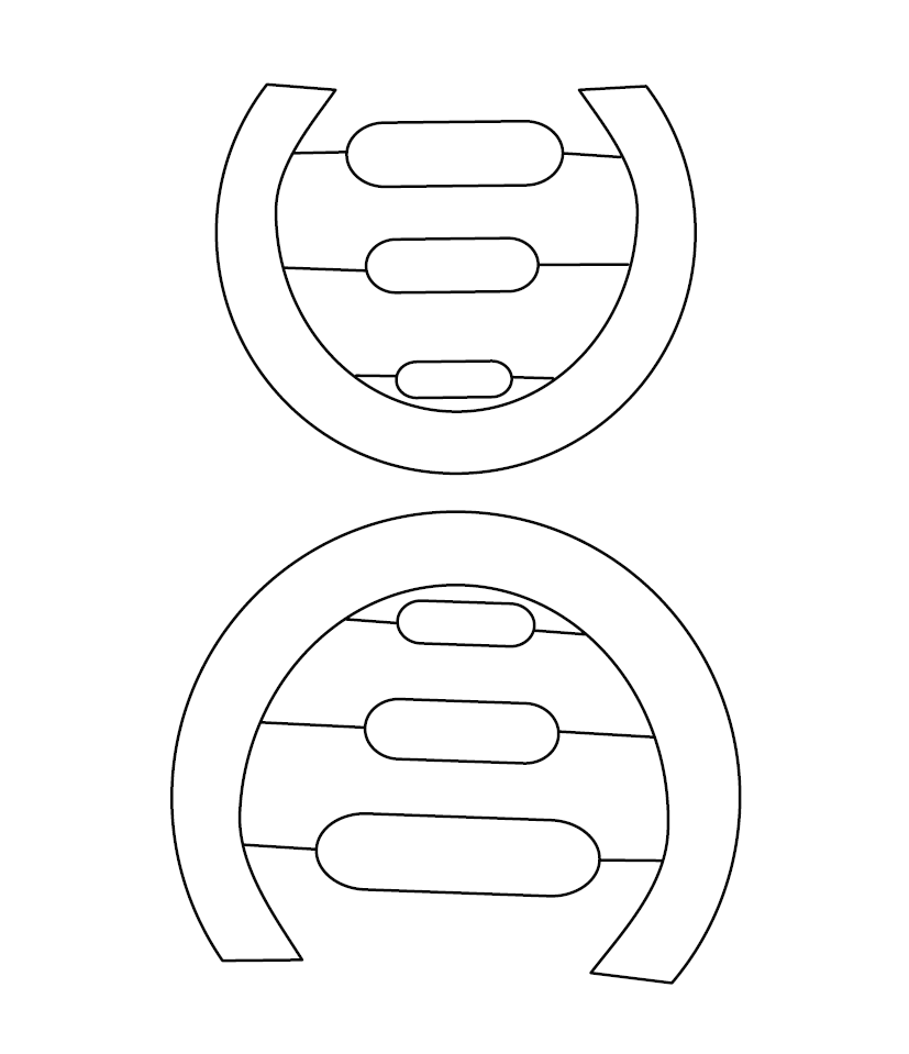 Free DNA Structure Colouring Page