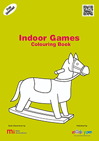 Indoor Games Colouring Book for Kids