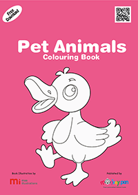 Free Pet Animals Colouring Book