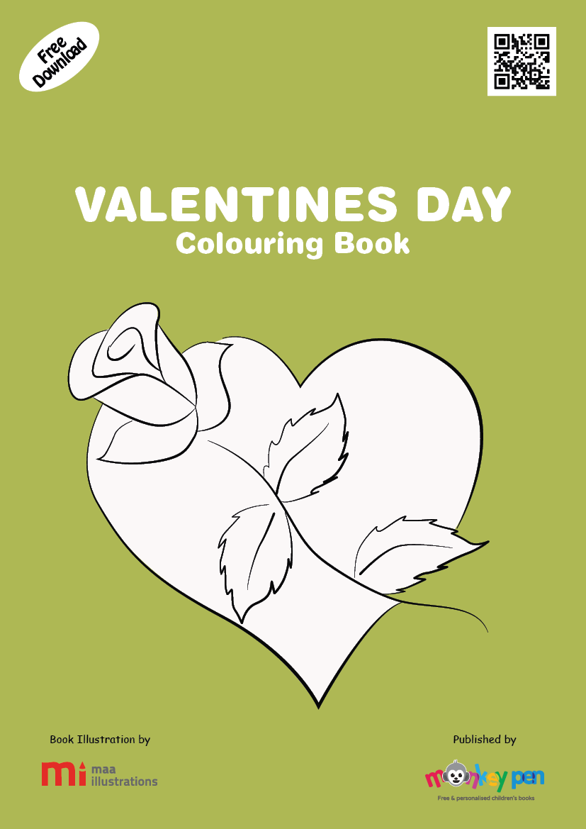 Valentines Day Colouring Book