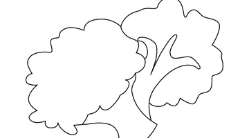 BROCCOLI COLOURING PICTURE | Free Colouring Book for Children