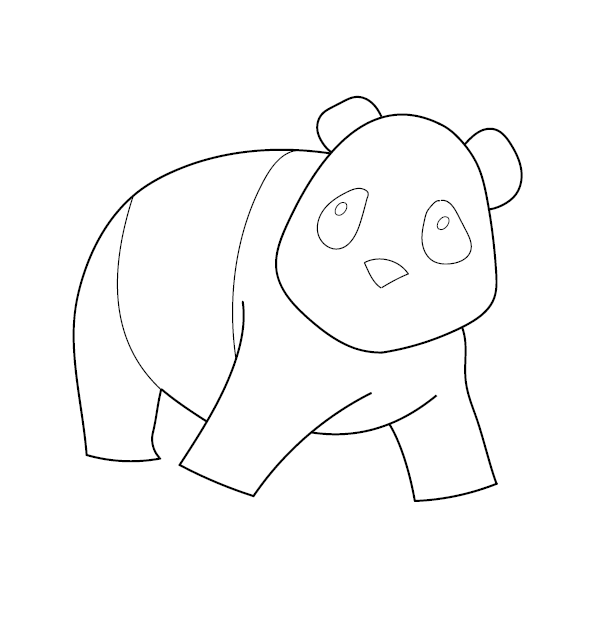 Panda Colouring Picture