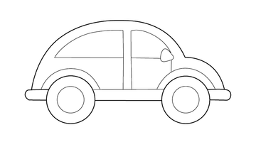 CAR COLOURING PICTURE | Free Colouring Book for Children