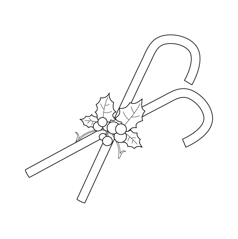 Free Decorative Items Colouring Illustration