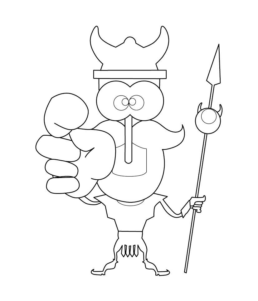 Free Fiction Colouring Page