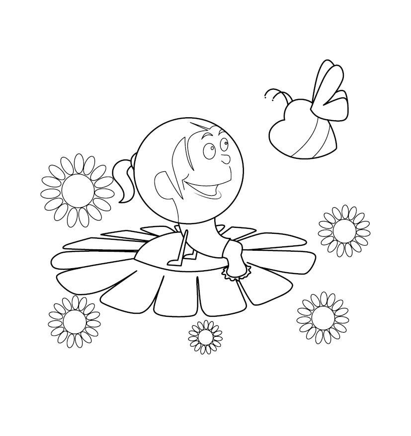 Free Love Representation Colouring Picture