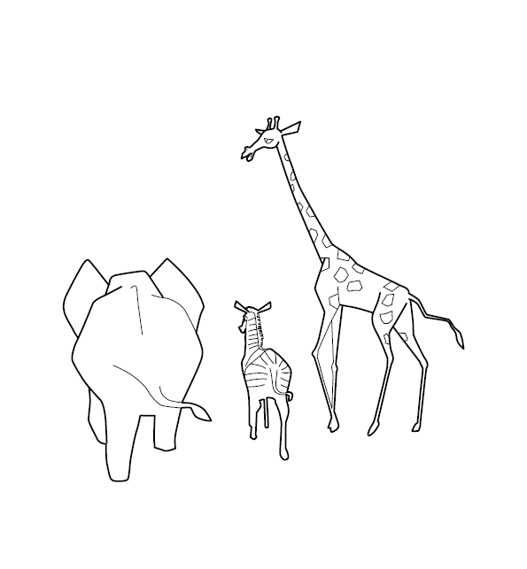 Animals Colouring Picture