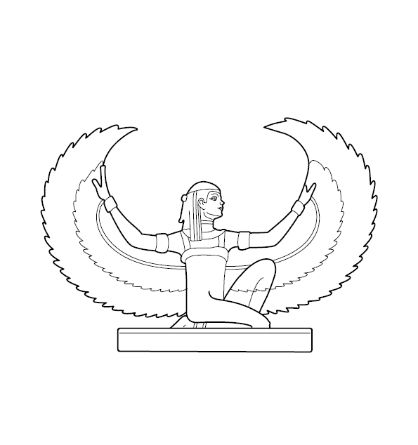 Egyptian Angel Image