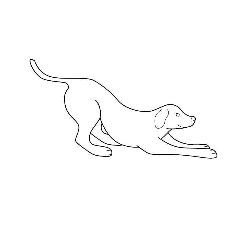 Free Printable Dog Colouring Picture