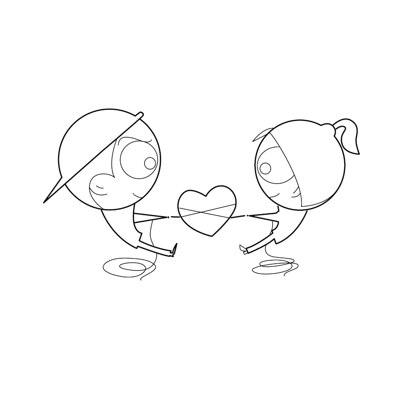 Love Representation Colouring Page for kids