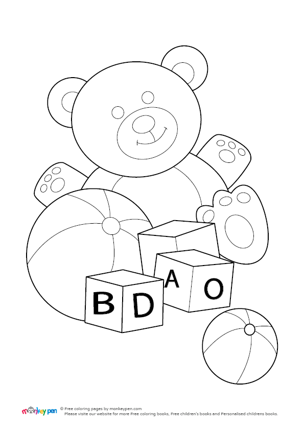 Toys Coloring Picture