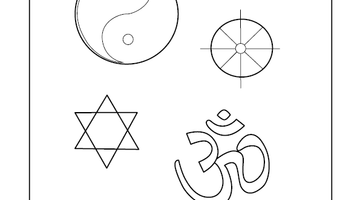 Symbols Colouring Image | Free Colouring Book for Children