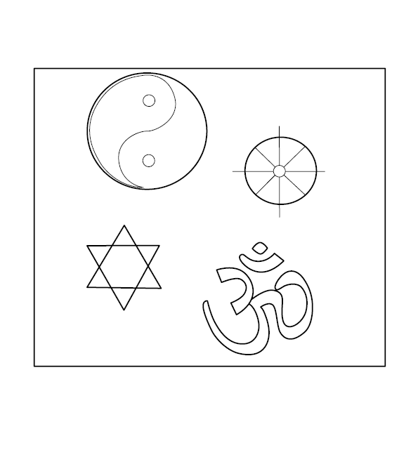 Symbols Colouring Image