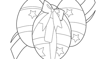 EASY PRINTABLE DECORATING ITEM IMAGE | Free Colouring Book for Children