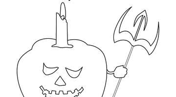 FREE PRINTABLE HALLOWEEN COLOURING PAGE | Free Colouring Book for Children