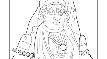 Kathakali Colouring Image | Free Colouring Book for Children