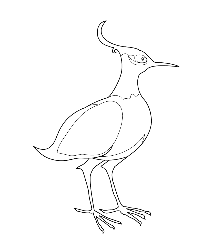 Free Printable Bird Colouring Picture