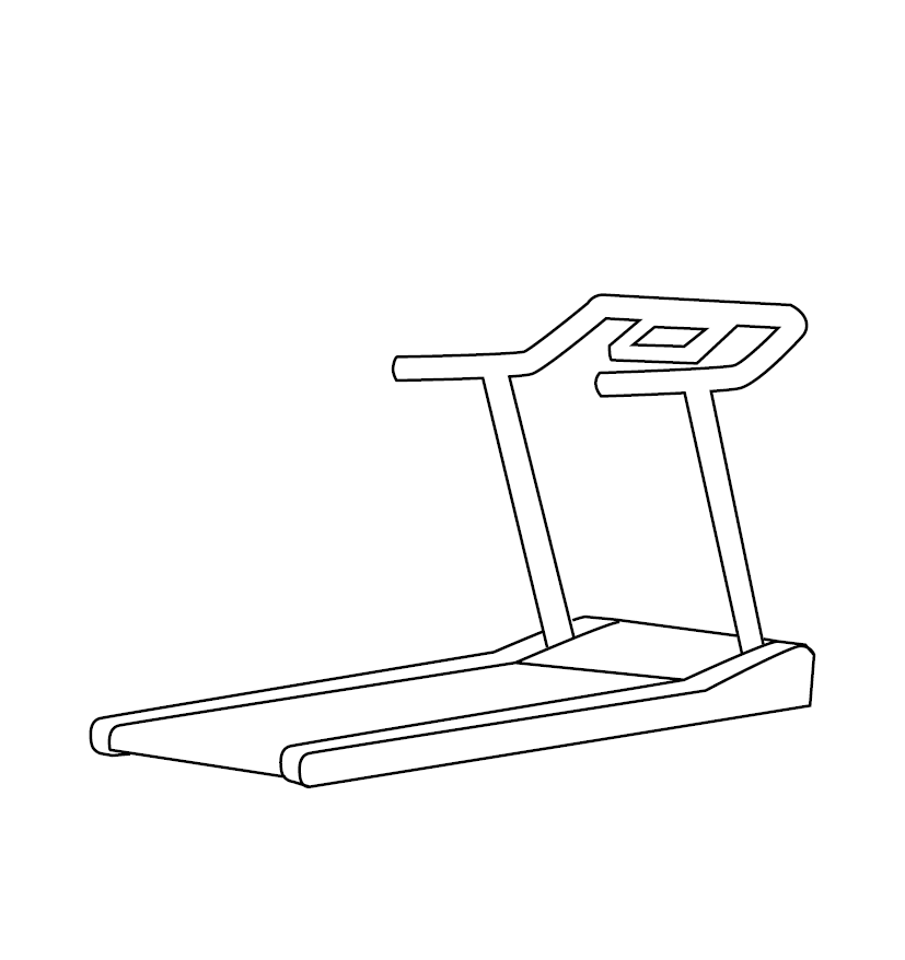 Free Printable Exercise Equipment Colouring Page