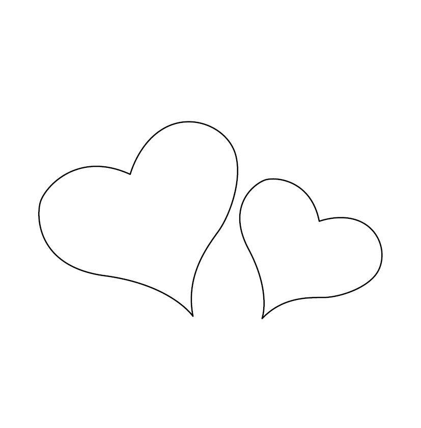 Heart Colouring Page