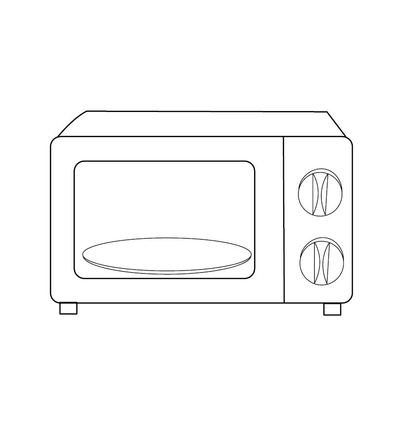 Microwave Colouring Image