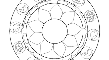 Mandala Colouring Sheet | Free Colouring Book for Children