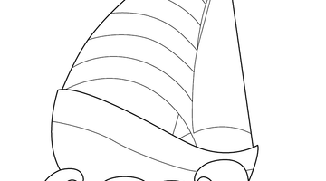 BOAT/ YACHT COLOURING PICTURE  | Free Colouring Book for Children