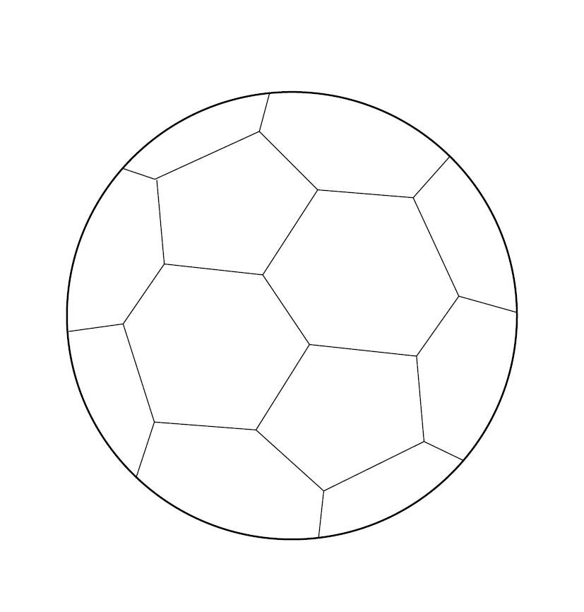 Football Colouring Page