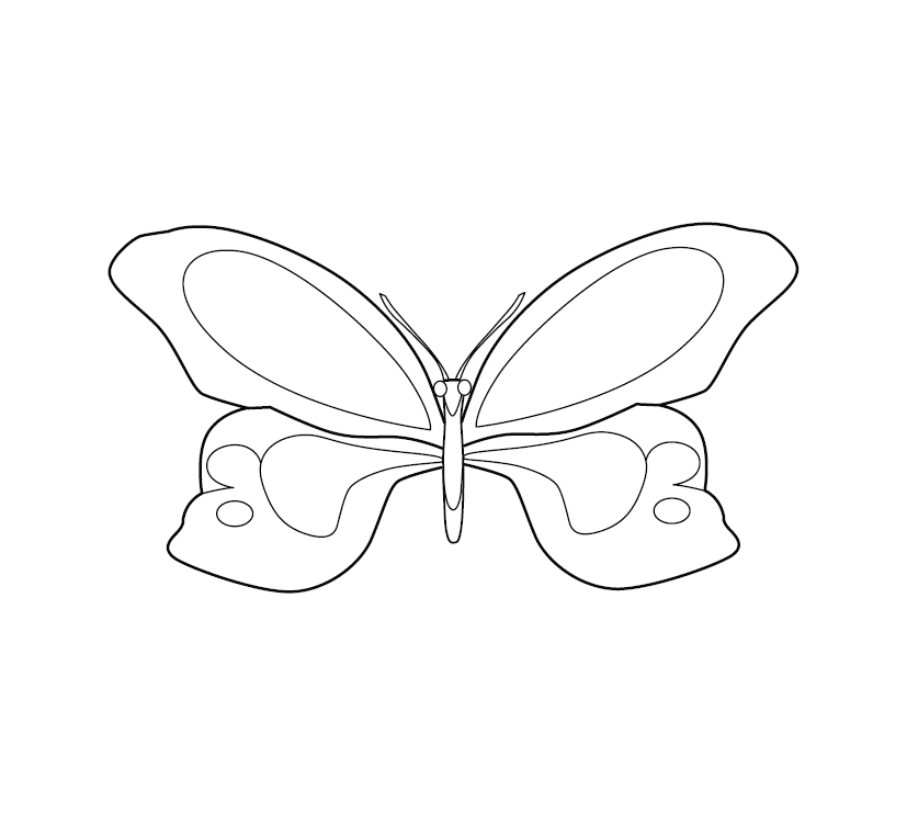 Free Printable Butterfly Illustration