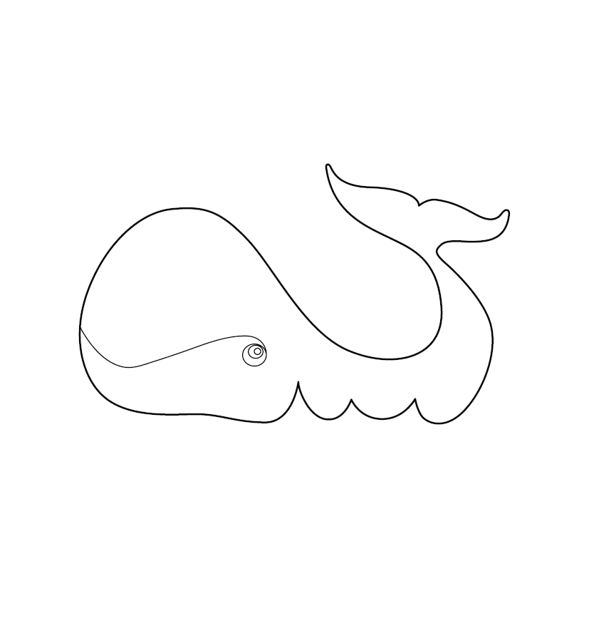 Printable Dolphine Colouring Page