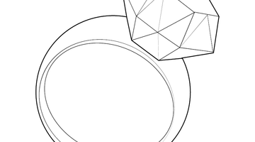 RING COLOURING PICTURE | Free Colouring Book for Children