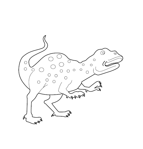 Dinosaur Colouring Sheet