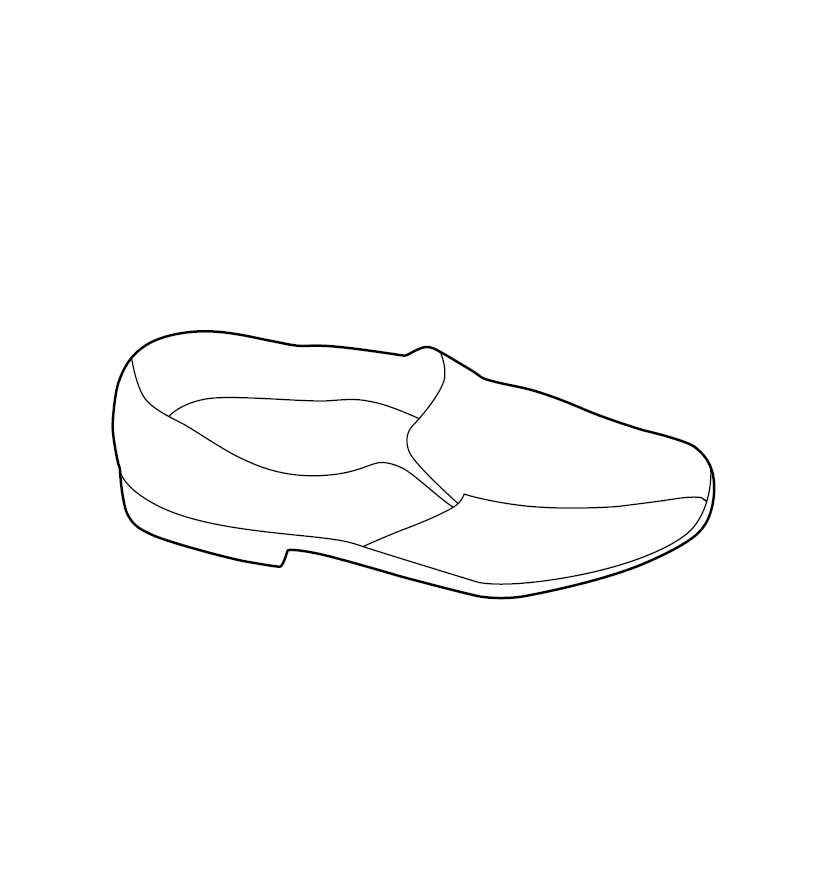 Shoe Colouring Page