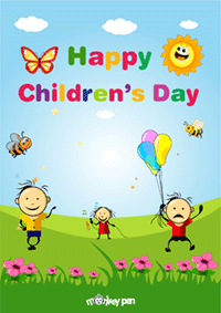 Happy Children’s Day Poster