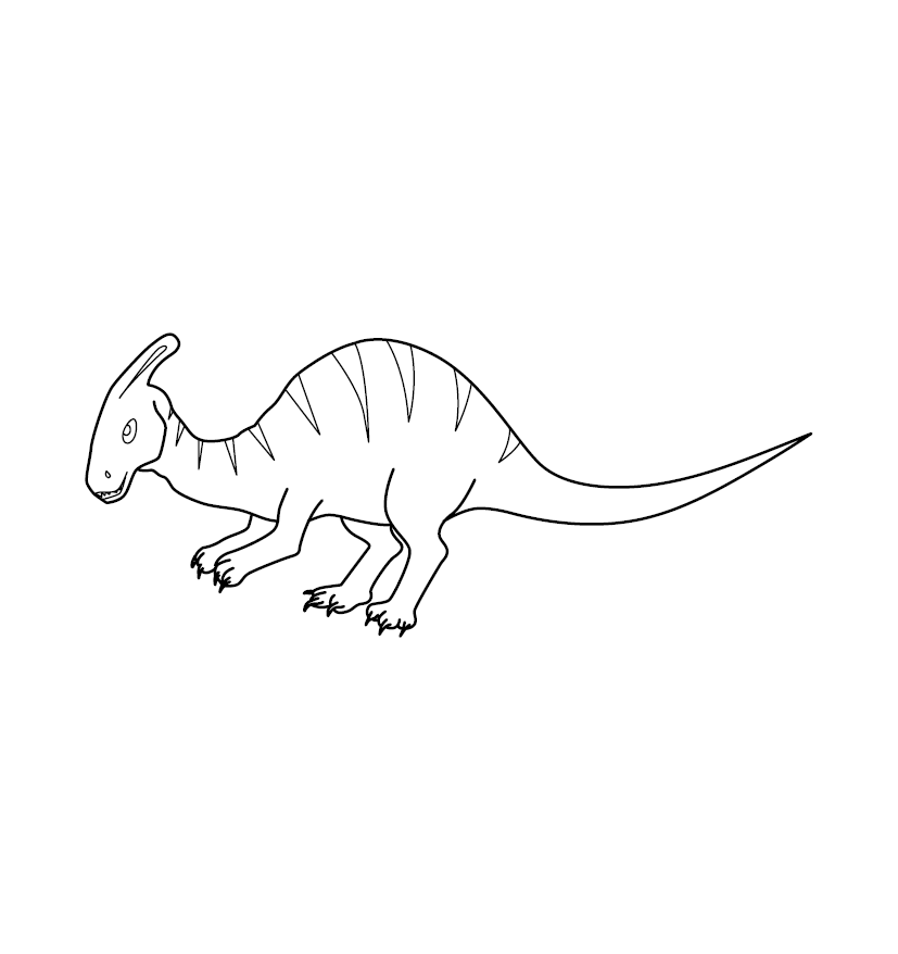 Free Printable Dinosaur Colouring Page