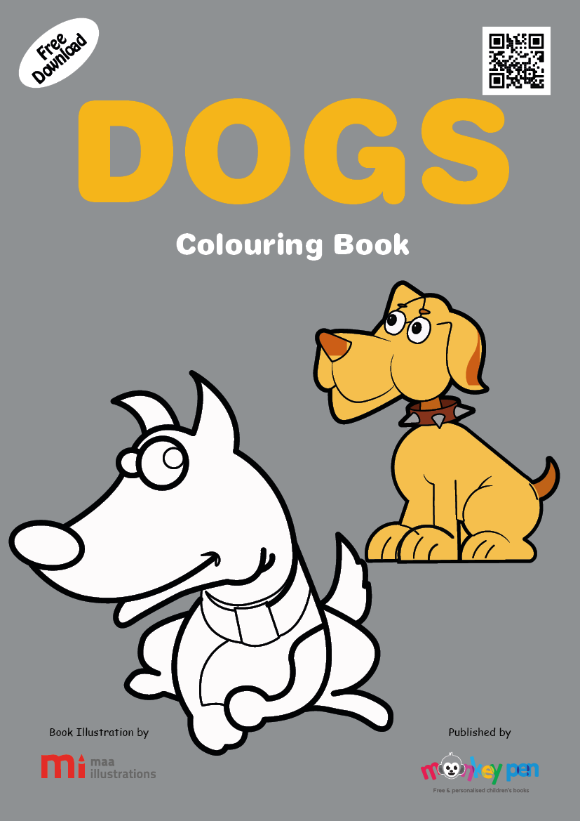 Dog Colouring Book