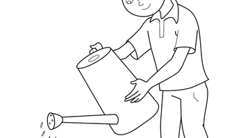 GOOD MANNERS COLOURING PAGE FOR KIDS | Free Colouring Book for Children