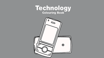 Free Printable Technology Colouring Book